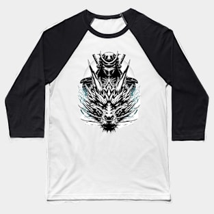 Samurai dragon Baseball T-Shirt